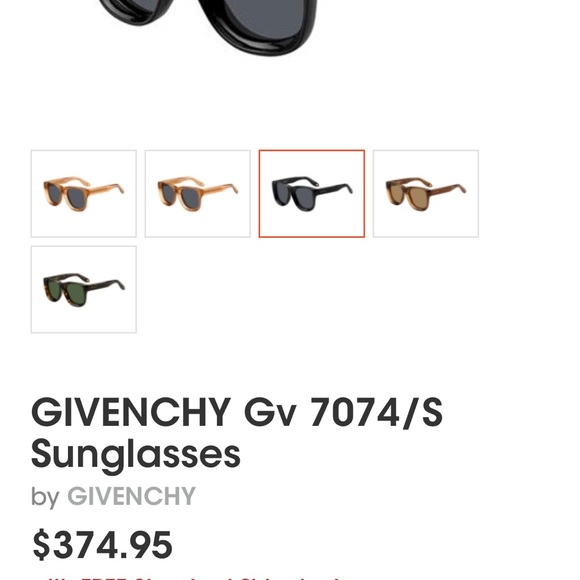 GIVENCHY  Paris Sunglasses black oversized - Picture 15 of 16